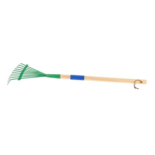 HOMOBABE Grüner Kinder-gartenrechen Mit Abnehmbarem Holzgriff, Kleiner Metallrechen Für Die Gartenarbeit, Kinder-rasenwerkzeug Für Blätter, Ideal Zum Spielen Im Freien Und Für HOMOBABE Grüner Kinder-gartenrechen Mit Abnehmbarem Holzgriff, Kleiner Metallrechen Für Die Gartenarbeit, Kinder-rasenwerkzeug Für Blätter, Ideal Zum Spielen Im Freien Und Für von HOMOBABE