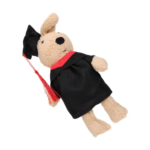 HOMOBABE Hasenpuppe Häschen-plüschpuppen- Plüschtier Kaninchen Stofftier Hase Gefüllte Puppe Kindertierpuppenspielzeug Hase Stofftier Puppe in Hasenform Brown Pp Baumwolle von HOMOBABE
