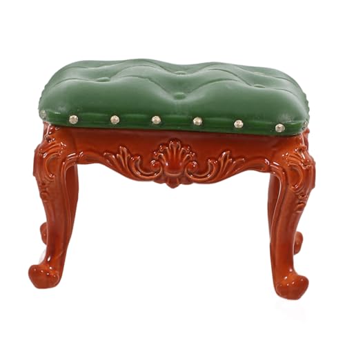 HOMOBABE Hocker Im Vintage Stil Für Puppenhaus Dekorativer Stuhl Entzückende Puppenmöbel Für Kreative Spielwelten Schlafzimmer Und Wohnzimmer Deko HOMOBABE Hocker Im Vintage Stil Für Puppenhaus Dekorativer Stuhl Entzückende Puppenmöbel Für Kreative Spielwelten Schlafzimmer Und Wohnzimmer Deko von HOMOBABE