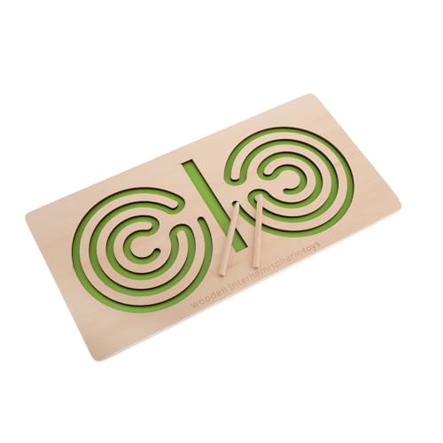 HOMOBABE Holzpuzzle Maze für Hand Augen Koordination Feinmotorik Lernspielzeug für Frühe Bildung Kognitive Entwicklung Grünes Design HOMOBABE Holzpuzzle Maze für Hand Augen Koordination Feinmotorik Lernspielzeug für Frühe Bildung Kognitive Entwicklung Grünes Design von HOMOBABE