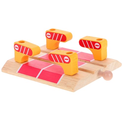 HOMOBABE Holzspielzeug Zugzubehör Modulares Bahnstation mit Straßenblock und für Kreatives und Lehrreiches Hand Augen Koordination und Problemlösungsfähigkeiten HOMOBABE Holzspielzeug Zugzubehör Modulares Bahnstation mit Straßenblock und für Kreatives und Lehrreiches Hand Augen Koordination und Problemlösungsfähigkeiten von HOMOBABE