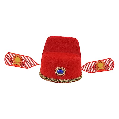 HOMOBABE Hut funny hat kahle Kappe Kindermütze Partyhüte für Geburtstagskinder Kleinkindmützen Mädchen Babymütze Cosplay-Kopfbedeckung Cosplay-Kostüm für Kostümprop gefühlt rot HOMOBABE Hut funny hat kahle Kappe Kindermütze Partyhüte für Geburtstagskinder Kleinkindmützen Mädchen Babymütze Cosplay-Kopfbedeckung Cosplay-Kostüm für Kostümprop gefühlt rot von HOMOBABE