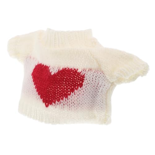 HOMOBABE Ich Liebe weiße Pullover Stilltischtier großer Tierpflegetisch Spielzeugbären Kleidung für wiedergeborene Babypuppen Plüschtiere für Mädchen wiedergeborenes Zeug Kanye Kayne Garn HOMOBABE Ich Liebe weiße Pullover Stilltischtier großer Tierpflegetisch Spielzeugbären Kleidung für wiedergeborene Babypuppen Plüschtiere für Mädchen wiedergeborenes Zeug Kanye Kayne Garn von HOMOBABE