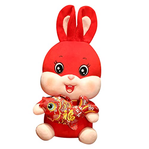 HOMOBABE Jahr des Hasen-maskottchens Spielzeugplüsch Plüschspielzeug Jahr Der Hasenpuppen Plüsch-Hasen-Ornament Kaninchenpuppenspielzeug Neujahrsvorräte Neujahrsplüsch Pp Baumwolle HOMOBABE Jahr des Hasen-maskottchens Spielzeugplüsch Plüschspielzeug Jahr Der Hasenpuppen Plüsch-Hasen-Ornament Kaninchenpuppenspielzeug Neujahrsvorräte Neujahrsplüsch Pp Baumwolle von HOMOBABE