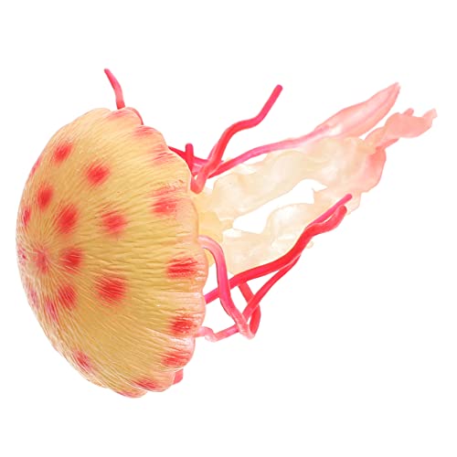 HOMOBABE Wassertiermodell Quallenfigur für Kinder Realistisches Meerestierspielzeug aus Sicherem Material Kognitives Spielzeug für Aquarium und Garten für Kreative Spielstunden von HOMOBABE