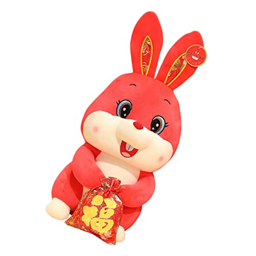 HOMOBABE Kaninchen Plüschtier Hase Ornament Puppe klein Kaninchen Flauschiges Kaninchenspielzeug ausgestopftes Kaninchen Cartoonplüsch Kuscheltier PP Baumwolle rot HOMOBABE Kaninchen Plüschtier Hase Ornament Puppe klein Kaninchen Flauschiges Kaninchenspielzeug ausgestopftes Kaninchen Cartoonplüsch Kuscheltier PP Baumwolle rot von HOMOBABE