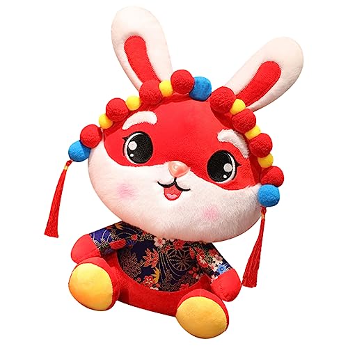 HOMOBABE Kaninchen Plüschtier Stofftier-Plüschpuppe Karikatur Spielzeugplüsch Kuscheltier Cartoon Stofftier Tier Stofftier Hasen-Stofftier kurzer Plüsch HOMOBABE Kaninchen Plüschtier Stofftier-Plüschpuppe Karikatur Spielzeugplüsch Kuscheltier Cartoon Stofftier Tier Stofftier Hasen-Stofftier kurzer Plüsch von HOMOBABE