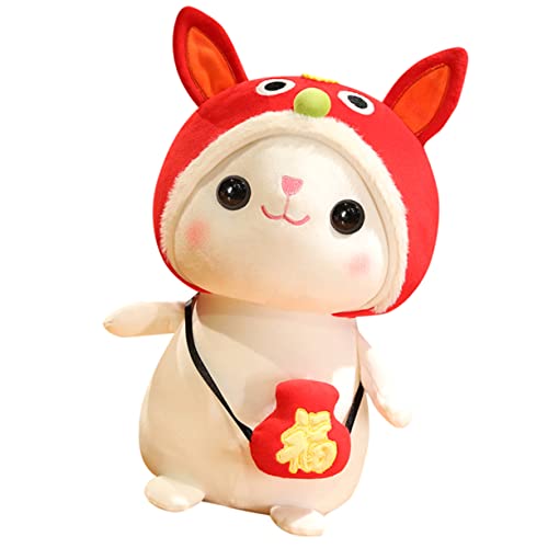 HOMOBABE Kaninchenpuppe Dinosaurier Stofftier Kinderspielzeug 2023 Kaninchen Kinderspielzeug Plüschtiere Plüsch Babypuppe Karotte Plüschpuppe Plüschtiere Gewichtetes Stofftier von HOMOBABE