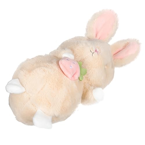 HOMOBABE Kaninchenpuppenspielzeug kinderzimmerdeko Room Decoration geschenketueten Cute Decor realistisch Hase Kaninchenpuppe aus Baumwolle Desktop-Ornament PP Baumwolle Brown von HOMOBABE