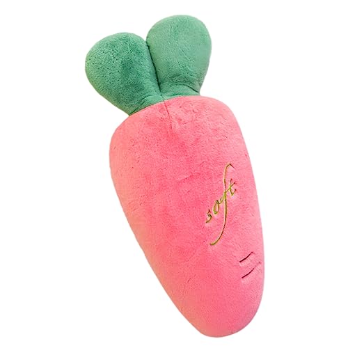 HOMOBABE Karottenkissen Weiches Karottenspielzeug Karotten-wurfskissen Karottenspielzeug Zum Verschenken Karottenspielzeug Für Zubehör Für Karottenspielzeug Kawaii-Zeug Rosa Plüsch von HOMOBABE