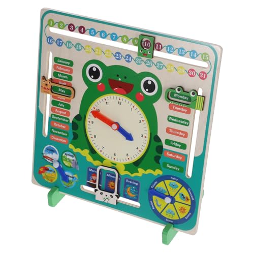 HOMOBABE Kinder Holzuhr Kalender Spielzeug Holz Montessori Kalender Lernuhr 7 in 1 Mein Tageskalender Vorschule Zeitanzeige Unterricht HOMOBABE Kinder Holzuhr Kalender Spielzeug Holz Montessori Kalender Lernuhr 7 in 1 Mein Tageskalender Vorschule Zeitanzeige Unterricht von HOMOBABE