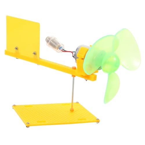 HOMOBABE Kleiner Windgenerator DIY Windmotor für Unterricht Pädagogisches Modell zur Praktischer Fähigkeiten und Kognitiver Entwicklung für Experimente und Wissenschaftliche Projekte von HOMOBABE