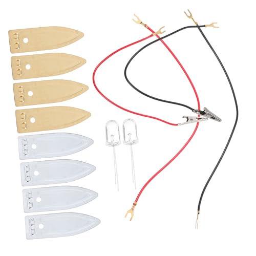 HOMOBABE Kupfer Elektroden Set für Obstbatterie Experimente für Physik und Chemielernprojekte Kupfer und Zinkbleche Leicht und Tragbar für Kreative Experimente und von HOMOBABE
