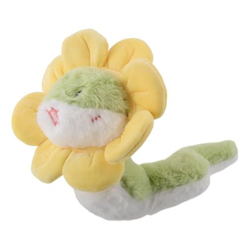 HOMOBABE Kuscheltiere Auto Kissen Plüsch Sonnenblumen Schlange Weiches für Vielseitig Einsetzbar als Dekoration oder Reisekissen für Angenehmen Schlaf und Autofahrten HOMOBABE Kuscheltiere Auto Kissen Plüsch Sonnenblumen Schlange Weiches für Vielseitig Einsetzbar als Dekoration oder Reisekissen für Angenehmen Schlaf und Autofahrten von HOMOBABE