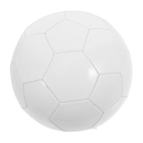 HOMOBABE Leerer Fußball für DIY Malerei Weißer PVC Fußball zum Handbemalen und Graffiti für Kreative Aktivitäten Ball von HOMOBABE