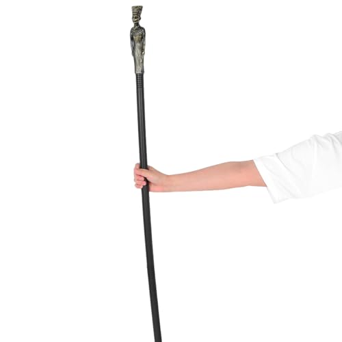 HOMOBABE Leichtgewichtiger Halloween Scepter Wand für Kostümparty Ägyptischer Stab für Cosplay und Rollenspiel Events Glitzerndes Design Sicher und Bequem zu Verwenden für Auffällige HOMOBABE Leichtgewichtiger Halloween Scepter Wand für Kostümparty Ägyptischer Stab für Cosplay und Rollenspiel Events Glitzerndes Design Sicher und Bequem zu Verwenden für Auffällige von HOMOBABE