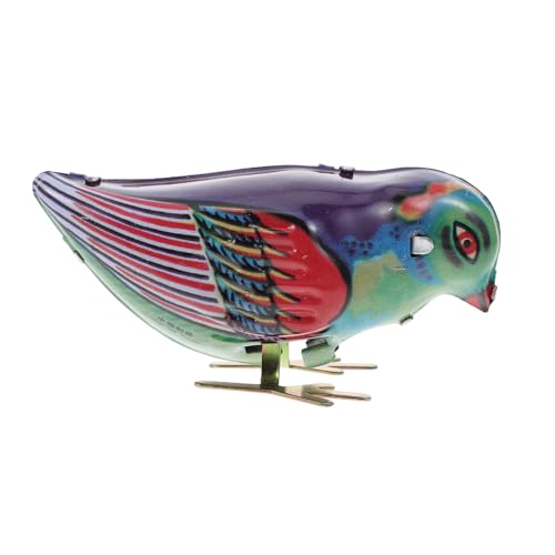 HOMOBABE Magnetspielzeug Aufziehbar Vintage Blechspielzeug Magpie für Sammler Nostalgisches Design Einfach zu Bedienen für und Spielzeugliebhaber von HOMOBABE