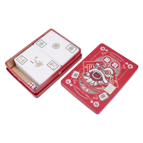 HOMOBABE Mahjong Karten Teilig Portable Papierkarten Chinesisches Reisespiel Leichtes Stabiles Material Praktisch für Party Camping Outdoor und Zuhause HOMOBABE Mahjong Karten Teilig Portable Papierkarten Chinesisches Reisespiel Leichtes Stabiles Material Praktisch für Party Camping Outdoor und Zuhause von HOMOBABE