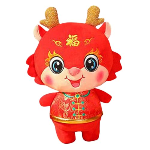 HOMOBABE Maskottchenpuppe Drache Stofftier chinesisches neujahrsmaskottchen Drache gefülltes Puppenspielzeug Plüschtier Drachenpuppenspielzeug PP Baumwolle HOMOBABE Maskottchenpuppe Drache Stofftier chinesisches neujahrsmaskottchen Drache gefülltes Puppenspielzeug Plüschtier Drachenpuppenspielzeug PP Baumwolle von HOMOBABE
