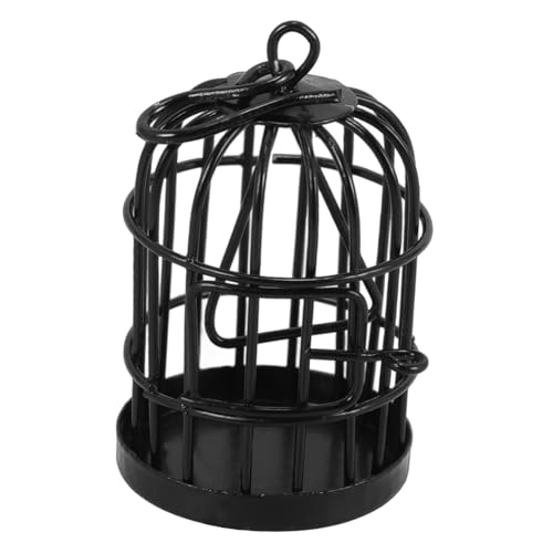 HOMOBABE Mini-Vogelkäfig-Ornament mit Miniatur Dekoration für Szene Mini-Puppenhaus- Vogelmodell Mini House Accessory winziger Hausvogelkäfig mini vogelkäfig Legierung Schwarz HOMOBABE Mini-Vogelkäfig-Ornament mit Miniatur Dekoration für Szene Mini-Puppenhaus- Vogelmodell Mini House Accessory winziger Hausvogelkäfig mini vogelkäfig Legierung Schwarz von HOMOBABE