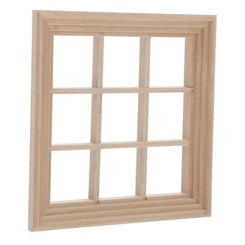 HOMOBABE Miniatur Fensterrahmen für Puppenhäuser DIY Zubehör für Kreative Dekorationen Vielseitig Einsetzbar für Miniaturgärten und Displayvitrinen HOMOBABE Miniatur Fensterrahmen für Puppenhäuser DIY Zubehör für Kreative Dekorationen Vielseitig Einsetzbar für Miniaturgärten und Displayvitrinen von HOMOBABE