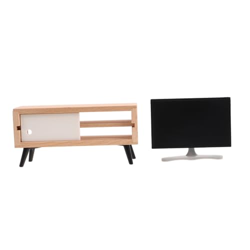 HOMOBABE Miniatur Fernseher mit Tv Schrank Deko für Puppenhaus Wohnzimmer und Schlafzimmer LCD Display Vielseitig Einsetzbar Interaktive Spielumgebung Erhältlich HOMOBABE Miniatur Fernseher mit Tv Schrank Deko für Puppenhaus Wohnzimmer und Schlafzimmer LCD Display Vielseitig Einsetzbar Interaktive Spielumgebung Erhältlich von HOMOBABE