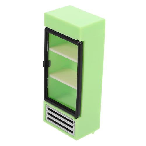 HOMOBABE Miniatur Kühlschrank Modell Dekorativer Puppenhaus Kühlschrank Einflügeliger Mini Fridge Küchenmöbel Miniatur Geeignet für Puppenhaus Schlafzimmer Deko Leicht und Langlebig von HOMOBABE