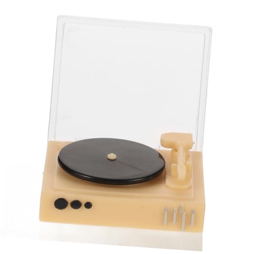 HOMOBABE Miniatur Retro Schallplatten Spieler Modell für Puppenhaus Zubehör Detailgetreue Nachbildung für Wohnzimmer Restaurant Bar Dekoration Sicher und Langlebig für Miniatur Landschaften HOMOBABE Miniatur Retro Schallplatten Spieler Modell für Puppenhaus Zubehör Detailgetreue Nachbildung für Wohnzimmer Restaurant Bar Dekoration Sicher und Langlebig für Miniatur Landschaften von HOMOBABE