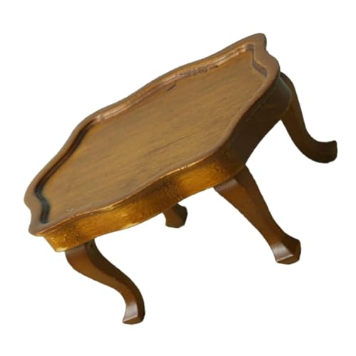 HOMOBABE Miniaturkaffeetisch aus Elegantes Puppenhausmöbel Realistisches Design für Miniaturdekoration Stabil und Modern für Kreative Spielszene HOMOBABE Miniaturkaffeetisch aus Elegantes Puppenhausmöbel Realistisches Design für Miniaturdekoration Stabil und Modern für Kreative Spielszene von HOMOBABE