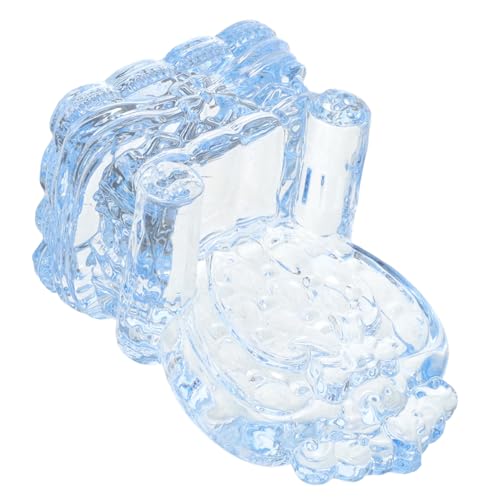 HOMOBABE Miniaturmöbel für Puppenhäuser Blauer Mini Sofa Stuhl für Kinderzimmer Zubehör für Puppenhaus Dekoration und Rollenspiele Fördert Kreativität und Vorstellungskraft von HOMOBABE
