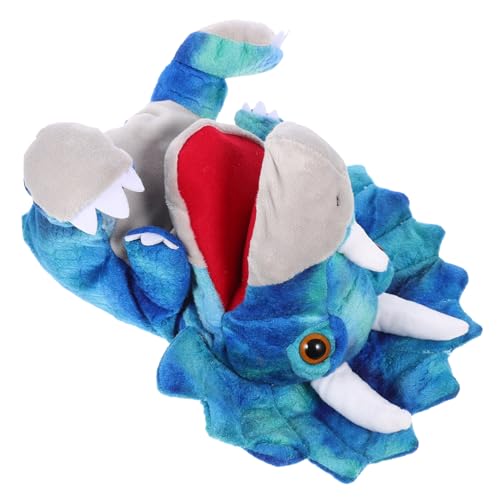 HOMOBABE Plüsch Dinosaurier Handpuppe für Interaktives Puppenspielzeug für Eltern Junge Mädchen Interaktion Weiches Kawaii Plüschtier Kreativität und Kommunikation Blau HOMOBABE Plüsch Dinosaurier Handpuppe für Interaktives Puppenspielzeug für Eltern Junge Mädchen Interaktion Weiches Kawaii Plüschtier Kreativität und Kommunikation Blau von HOMOBABE