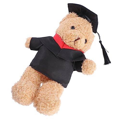 HOMOBABE Plüschbär Mit Abschlusskleid Plüschtier Abschlussbär Stoffbär Mit Abschlusskleid Plüsch-abschlussbär Plüsch Gefüllter Abschlussbär Plüschbär Mit Abschlusskappe von HOMOBABE