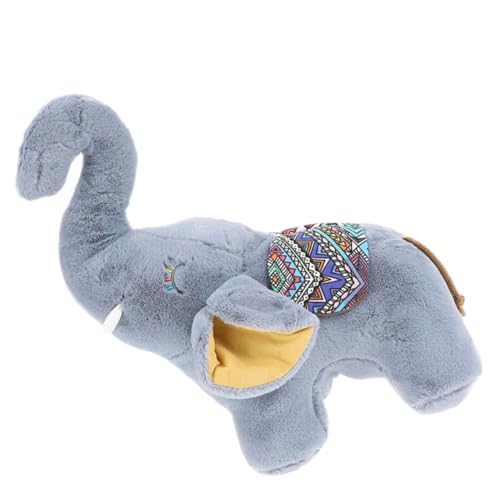 HOMOBABE Plüschpuppe Tiere Plüsch Elefantenspielzeug Für Babys Elefant Ausgestopfte Tiere Säuglingselefant Tiere Großer Ausgestopfter Elefant Plüschtier Grey Pp Baumwolle von HOMOBABE