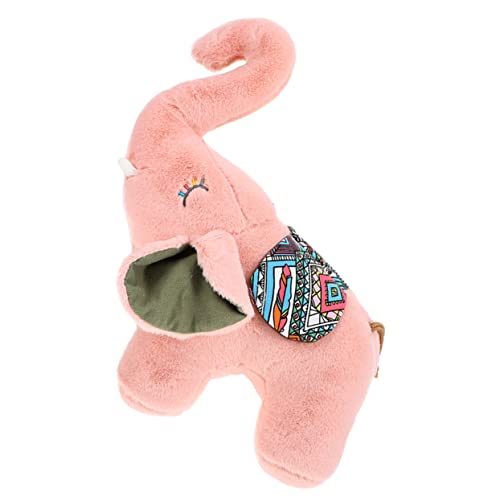 HOMOBABE Plüschpuppe für kinderspielzeug Toys weihachtsgeschenk Plush Toy Kuscheltiere Plüsch Elefant ausgestopfte Tiere Plüschtier Tiere PP Baumwolle Rosa von HOMOBABE