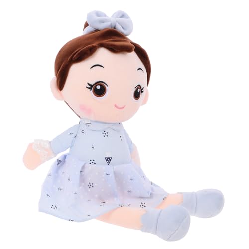 HOMOBABE Plüschspielzeug für Mädchen Niedliche Große Stoffpuppe mit Blumenrock als Schlafkissen und Geburtstagsgeschenk für Ab Jahr Leicht und Handlich von HOMOBABE