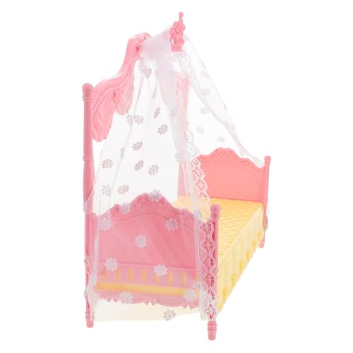 HOMOBABE Prinzessin Bett Hausmöbel Puppenhaus-miniaturen Puppenhaus-miniaturartikel Puppenstubenmöbel Kunststoff Puppenbetten Puppenhauszubehör Und Möbel Puppenmöbel Minibett Spitze Rosa HOMOBABE Prinzessin Bett Hausmöbel Puppenhaus-miniaturen Puppenhaus-miniaturartikel Puppenstubenmöbel Kunststoff Puppenbetten Puppenhauszubehör Und Möbel Puppenmöbel Minibett Spitze Rosa von HOMOBABE