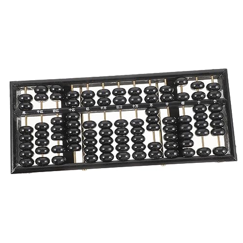 HOMOBABE Professioneller Holzbasis Abacus für Stelliges Design Lernspielzeug für Arithmetik und Zahlenverständnis Geeignet für Schule Büro und Zuhause von HOMOBABE
