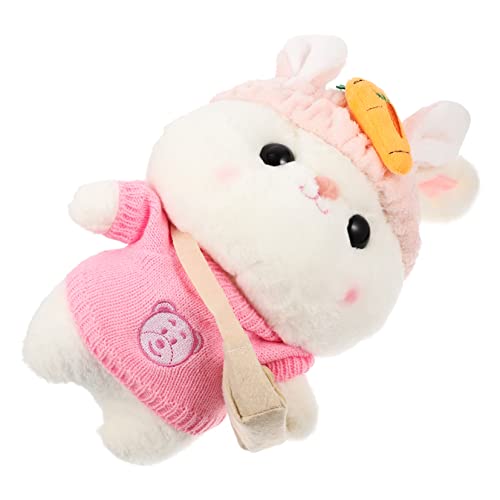 HOMOBABE Pullover Hase kinderspielzeug für Hasenplüschtier spielzeuge Geburtstagsgeschenk entzückendes Stoffkaninchen Gefüllte Hasenpuppe PP Baumwolle von HOMOBABE