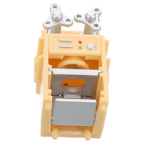 HOMOBABE Puppenhaus-versiegelungsmaschine Kaffeetasse Puppenhaus Kaffeezeit Im Puppenhaus Mini-tassenornamente Aus Kunstharz Puppenhaus-miniaturofen Puppenhaus-miniaturgeräte Beige Plastik von HOMOBABE