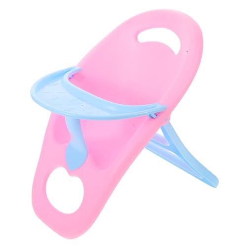 HOMOBABE Puppenhochstuhl Für Babypuppen Hochstuhl Für Puppenstube Zubehör Für Puppenhaus Niedliches Design Für Kreatives Rollenspiel Für Jahren von HOMOBABE