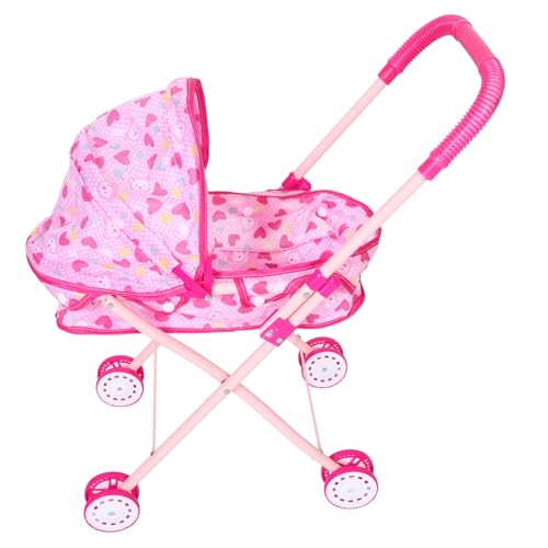 HOMOBABE Puppenwagen für Faltbarer Puppenstroller mit Verstellbarem Griff Realistische Simulation Leichtes und Oxford für Rollenspiele und Kreative Aktivitäten HOMOBABE Puppenwagen für Faltbarer Puppenstroller mit Verstellbarem Griff Realistische Simulation Leichtes und Oxford für Rollenspiele und Kreative Aktivitäten von HOMOBABE