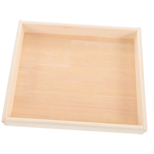 HOMOBABE Holz-Puzzle-tablett Stabiler Rechteckiger Sortiertablett Für Puzzles Leicht Und Tragbar Zur Aufbewahrung Und Organisation von HOMOBABE