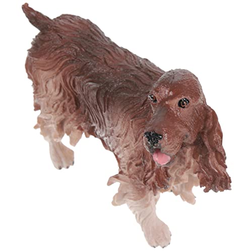 HOMOBABE Realistische Hundefigur aus Robustem Kunststoff Lebensnahe Simulation Eines Cockerspaniels oder Dekoration für Kinderzimmer und Klassenzimmer HOMOBABE Realistische Hundefigur aus Robustem Kunststoff Lebensnahe Simulation Eines Cockerspaniels oder Dekoration für Kinderzimmer und Klassenzimmer von HOMOBABE