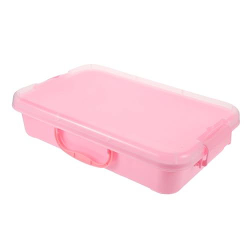 HOMOBABE Sandkasten Für Kinder Mit Klappdeckel, Sichere Und Langlebige Materialien, Fördert Kreativität Und Motorik, Multifunktionale Aufbewahrungsbox, Aktivitäten Zu Hause Und Im von HOMOBABE