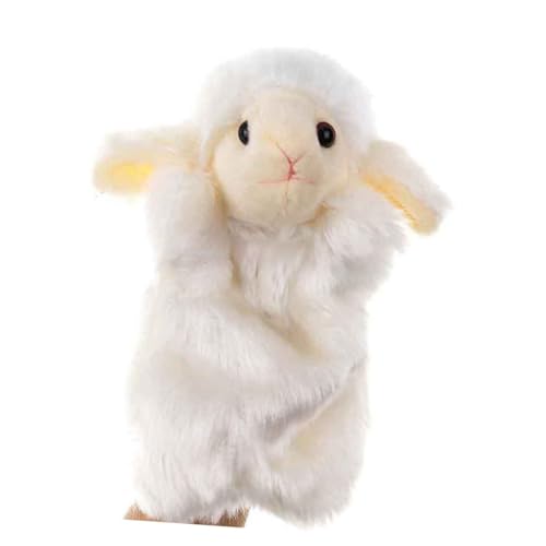 HOMOBABE Schaf Handpuppe für Plüsch Puppenspielzeug mit Beweglichem Mund Zufällige Farben für Geschichtenerzählen und Kreative Rollenspiele Kinderfeste HOMOBABE Schaf Handpuppe für Plüsch Puppenspielzeug mit Beweglichem Mund Zufällige Farben für Geschichtenerzählen und Kreative Rollenspiele Kinderfeste von HOMOBABE