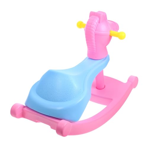 HOMOBABE Schaukelpferd für Puppenhaus Dekoration Charmantes Zubehör für Rollenspiele Langlebig und Verarbeitet für Kinderzimmer und Kreative Spielwelten HOMOBABE Schaukelpferd für Puppenhaus Dekoration Charmantes Zubehör für Rollenspiele Langlebig und Verarbeitet für Kinderzimmer und Kreative Spielwelten von HOMOBABE
