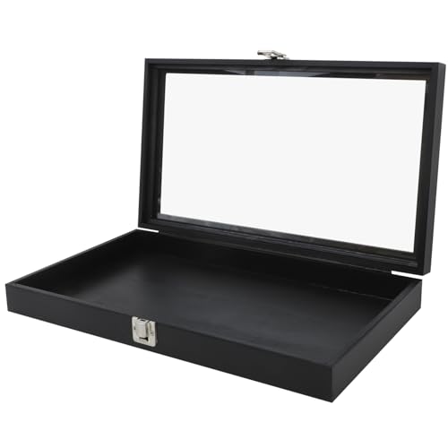 HOMOBABE Schmetterlings-probenbox Mit Klarem Deckel, Holz-aufbewahrungsbox Für Schmuck, Getrocknete Blumen, Ausstellungsbox, Vintage-probenbox, Holz-probenvitrine von HOMOBABE