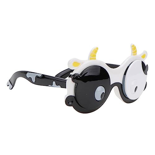 HOMOBABE Sonnenbrille Niedliches Design Funktion Party Accessoire für Szene für Feiern und Fotos Niedliche Sonnenbrille mit Cartoon Bunte Partybrille für Festlichkeiten Fotorequisite von HOMOBABE