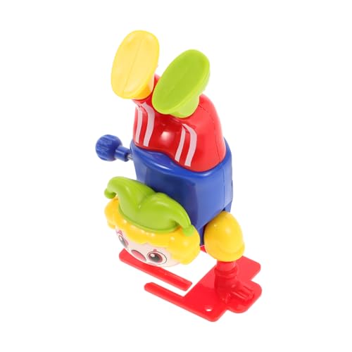HOMOBABE Springender Clown Aufziehbarer Clown mit Einzigartigem Design für Halloween Geburtstagsfeiern Lustiges Mitgebsel für Fördert Motorik und Kreativität von HOMOBABE