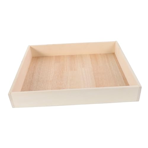 HOMOBABE Square Mini Tisch mit Sandaufbewahrungsbox für und Aufbewahrung für Zubehör für Drinnen und Draußen von HOMOBABE